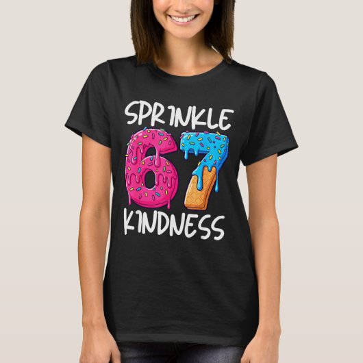 Sprinkle Kindness Family Matching Doughnut Ice-cre T-shirt (Voorkant)