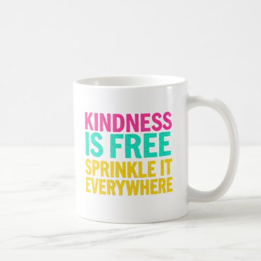 Sprinkle Kindness: Inspirerend quote Koffiemok (Rechts)