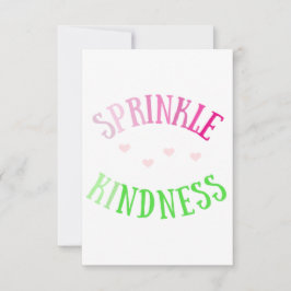 SPRINKLE KINDNESS Note Kaart