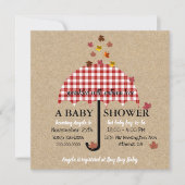 Sprinkle met de najaarsjesliefhebber Rustic Baby s Kaart (Voorkant)