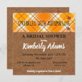 Sprinkle met Vrijgezellenfeest van de Autumn Love  Kaart (Voorkant / Achterkant)