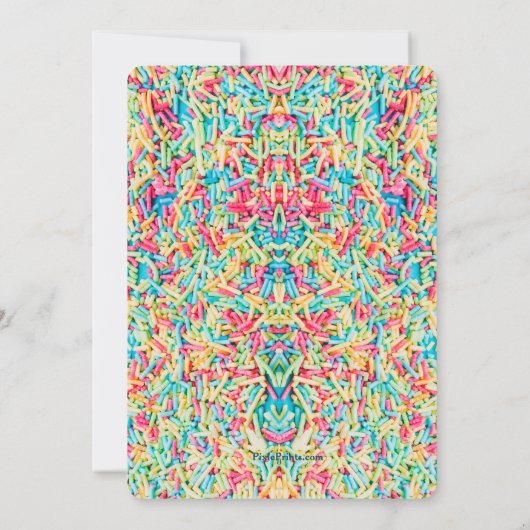 Sprinkle of Love Uitnodiging (Achterkant)