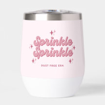 Sprinkle Pink Thermal Wine Tumbler