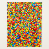 Sprinkle Planner Cover | Bright Rainbow Candy (Voorkant)