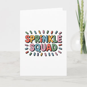 Sprinkle Squad Baby-strooi Kaart