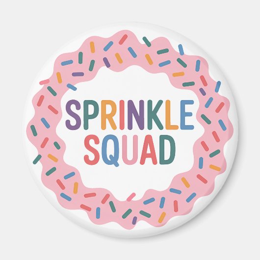 Sprinkle Squad | Baby-strooi Magneet (Voorkant)