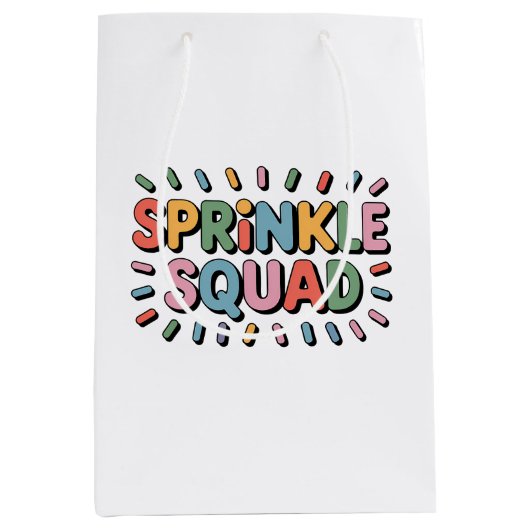 Sprinkle Squad | Baby-strooi Medium Cadeauzakje (Voorkant)