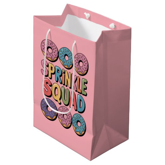 Sprinkle Squad | Baby-strooi Medium Cadeauzakje (Voorkant Gekanteld)