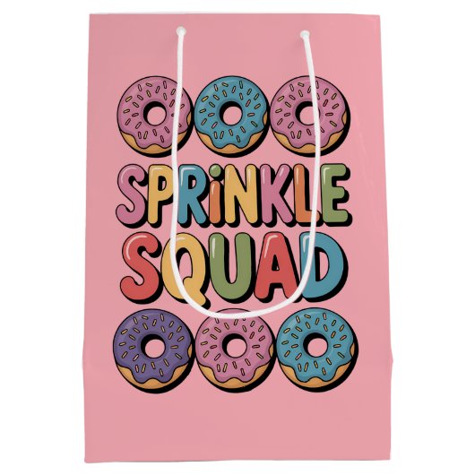 Sprinkle Squad | Baby-strooi Medium Cadeauzakje (Achterkant)