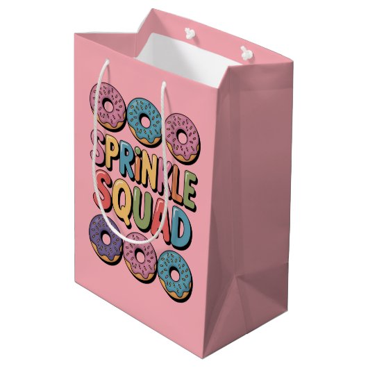 Sprinkle Squad | Baby-strooi Medium Cadeauzakje (Achterkant Gekanteld)