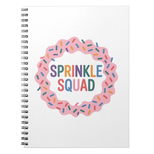 Sprinkle Squad | Baby-strooi Notitieboek (Voorkant)