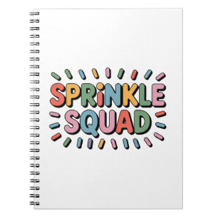Sprinkle Squad Baby-strooi Notitieboek