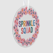 Sprinkle Squad | Baby-strooi Ornament (voorkant)