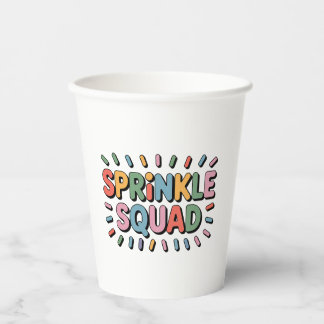 Sprinkle Squad | Baby-strooi Papieren Bekers