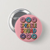 Sprinkle Squad | Baby-strooi Ronde Button 5,7 Cm (Voorkant /achterkant)