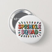 Sprinkle Squad | Baby-strooi Ronde Button 5,7 Cm (Voorkant /achterkant)