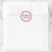 Sprinkle Squad | Baby-strooi Ronde Sticker (Tas)