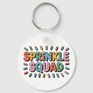 Sprinkle Squad Baby-strooi Sleutelhanger