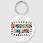 Sprinkle Squad | Baby-strooi Sleutelhanger (Achterkant)