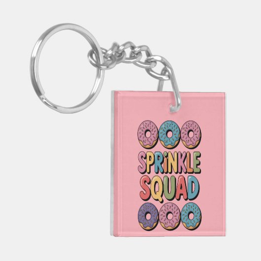 Sprinkle Squad | Baby-strooi Sleutelhanger (Voorkant Links)