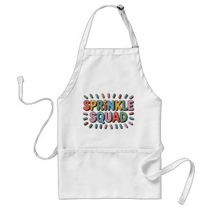 Sprinkle Squad Baby-strooi Standaard Schort