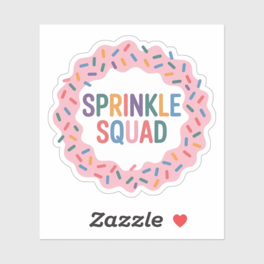 Sprinkle Squad | Baby-strooi Sticker (Vel)