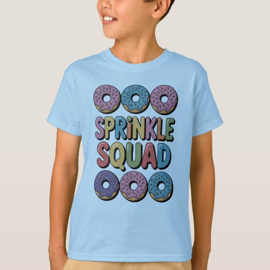 Sprinkle Squad | Baby-strooi T-shirt (Voorkant)