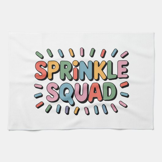 Sprinkle Squad | Baby-strooi Theedoek (Horizontaal)