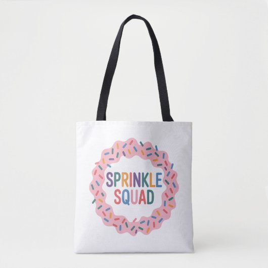 Sprinkle Squad | Baby-strooi Tote Bag (Voorkant)
