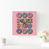 Sprinkle Squad | Baby-strooi Vierkante Klok (Huis)