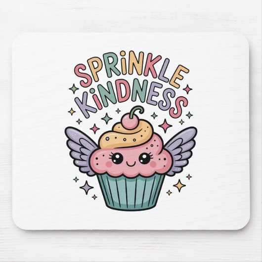 Sprinkle Vriendelijkheid | Cupcake Muismat (Voorkant)