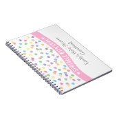 Sprinkle with Love, Baby shower Guestbook Notitieboek (Rechterzijde)