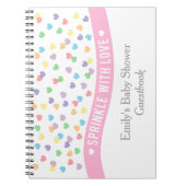 Sprinkle with Love, Baby shower Guestbook Notitieboek (Voorkant)