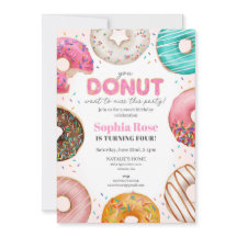 Sprinkled Donut Verjaardagsfeestje voor Meisje