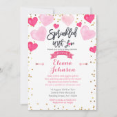 Sprinkled with love baby sprinkle Uitnodiging (Voorkant)