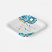 Sprinkled with Love Customizable Square Plate  Papieren Bordje (Gebogen)