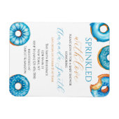 Sprinkled with Love Donut Baby Shower Invitation Magneet (Horizontaal)