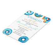 Sprinkled with Love Donut Baby Shower Invitation Magneet (Linkerzijde)