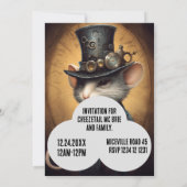 Sprinklepaws Steampunk Dier Aangepaste naam Kaart (Achterkant)