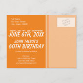 Sprinkler of brandweerman 60e verjaardag Bewaar de Aankondigingskaart (Achterkant)