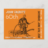 Sprinkler of brandweerman 60e verjaardag Bewaar de Aankondigingskaart (Voorkant)