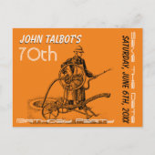 Sprinkler of brandweerman 70e verjaardag Bewaar de Aankondigingskaart (Voorkant)