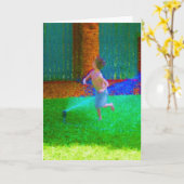 sprinklerdans kaart (Gele Bloem)