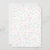 Sprinkles Baby shower uitnodiging (Achterkant)