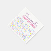 Sprinkles Baby Sprinkle Baby shower Napkin Servetten (Hoek)