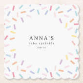 Sprinkles Baby Sprinkle Kartonnen Onderzetters (Voorkant)