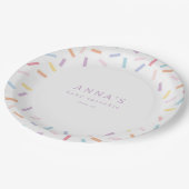 Sprinkles Baby Sprinkle Papieren Bordje (Gekanteld)