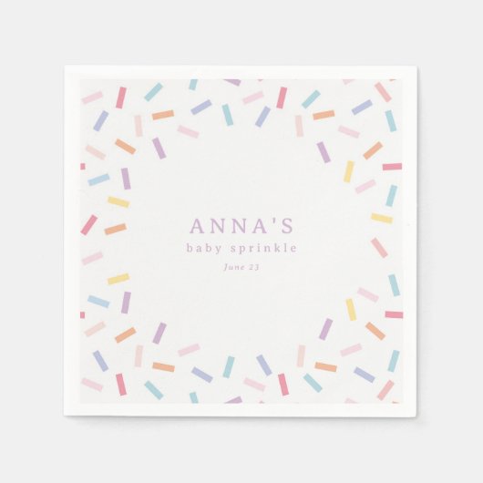 Sprinkles Baby Sprinkle Servet (Voorkant)