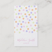 Sprinkles Bakery Donuts Visitekaartje (Voorkant)