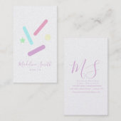 Sprinkles Bakery Pastel Visitekaartje (Voorkant / Achterkant)